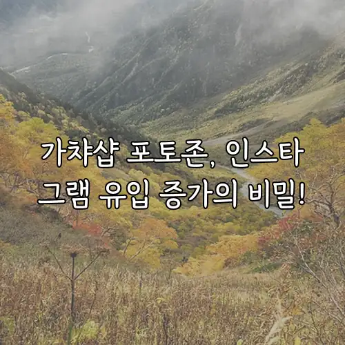 가챠샵 포토존, 인스타그램 유입 증가의 비밀!