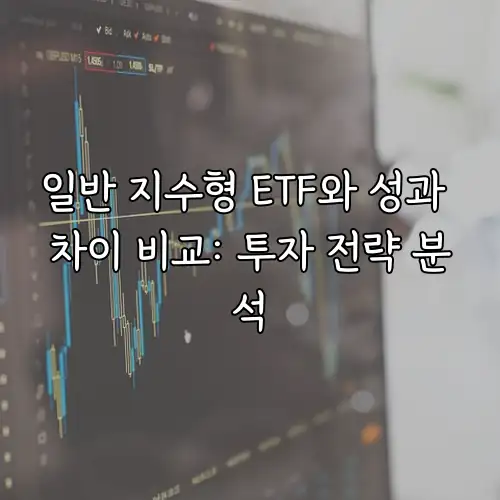 일반 지수형 ETF와 성과 차이 비교: 투자 전략 분석