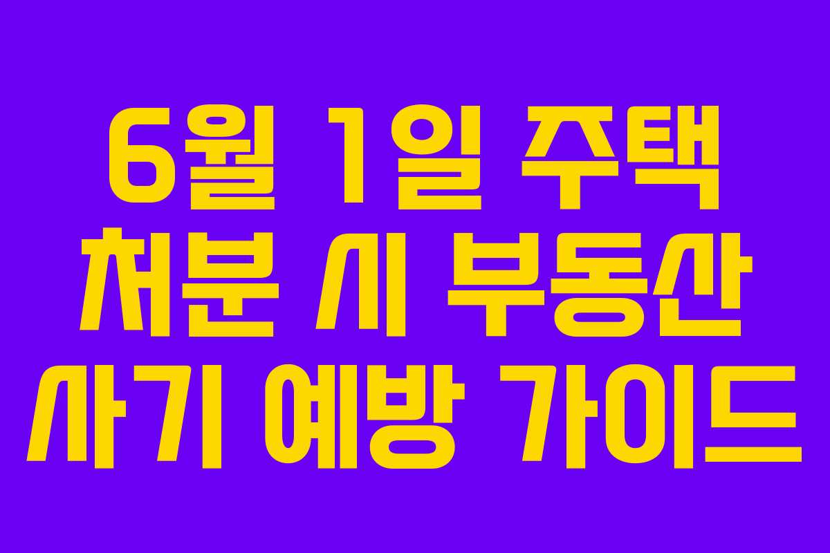 6월-1일-주택-처분-시-부동산-사기-예방-가이드