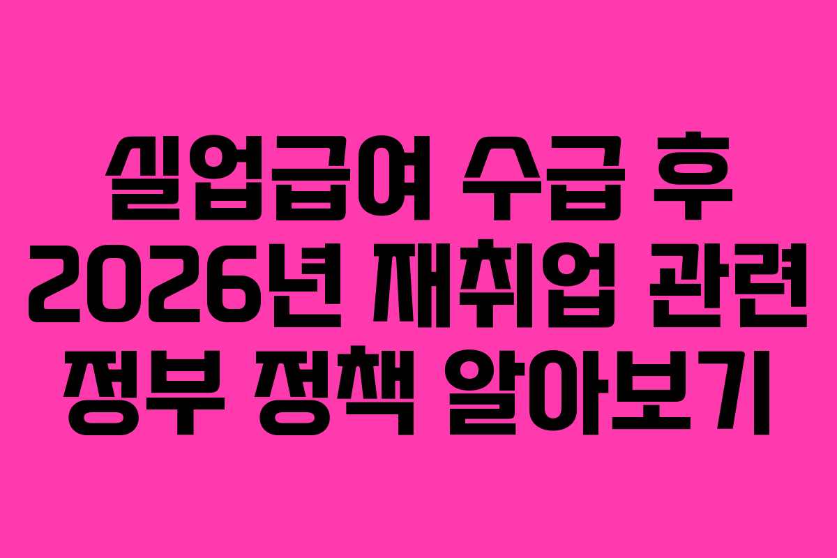 실업급여-수급-후-2026년-재취업-관련-정부-정책-알아보기